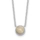 Sterling Silver Cheryl M Rhodium-plated Mother Of Pearl Necklace