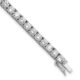 Sterling Silver Cheryl M Rhodium-plated CZ Tennis Bracelet