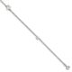 Stainless Steel Polished Stars 9in Plus 1in ext Anklet