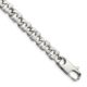 Stainless Steel Polished Square Link 8.5in Bracelet