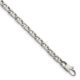 Stainless Steel Polished Oval Link 7.75in Bracelet