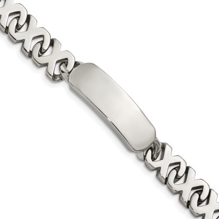 Stainless Steel Polished 8.25in ID Bracelet