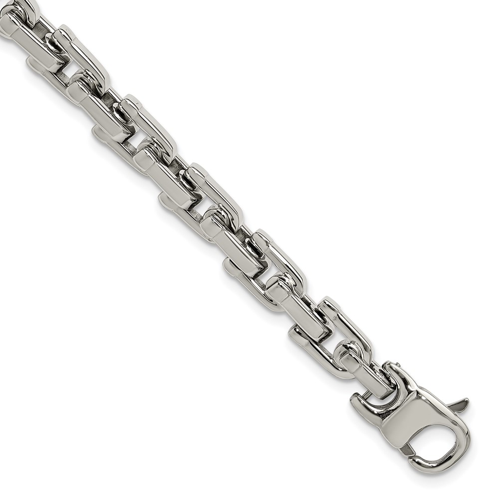 Stainless Steel Polished 8.5in Link Bracelet