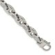 Stainless Steel Polished with CZ 9in Bracelet