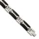 Stainless Steel Polished Black IP-plated 9in Bracelet
