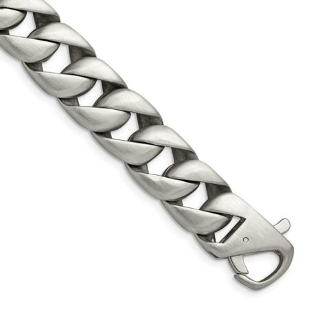 Stainless Steel Brushed 8.5in Bracelet