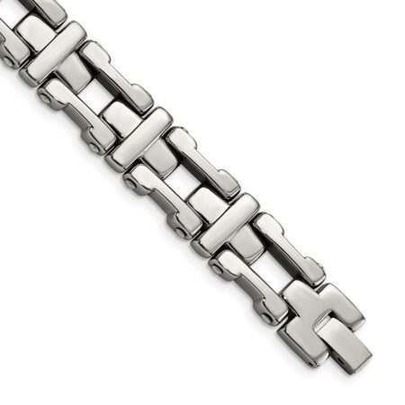 Stainless Steel Polished 8.5in Bracelet