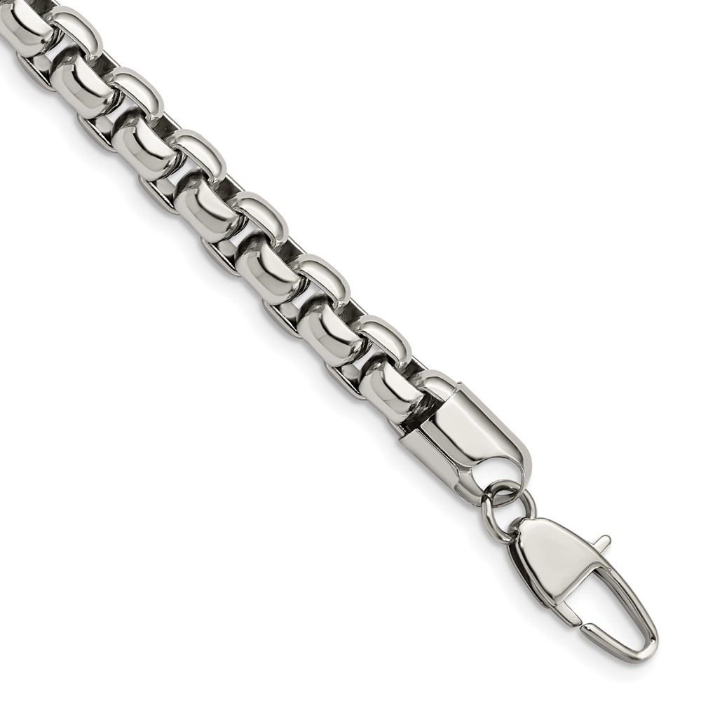 Stainless Steel Polished 9in Bracelet