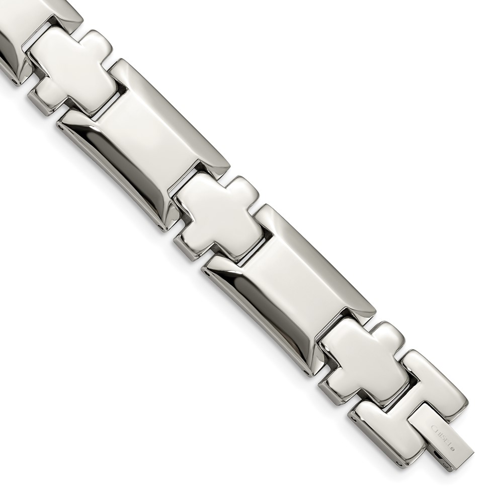 Stainless Steel Polished 8.5in Bracelet