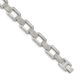 Stainless Steel Polished Square Open Link 8.5in Bracelet