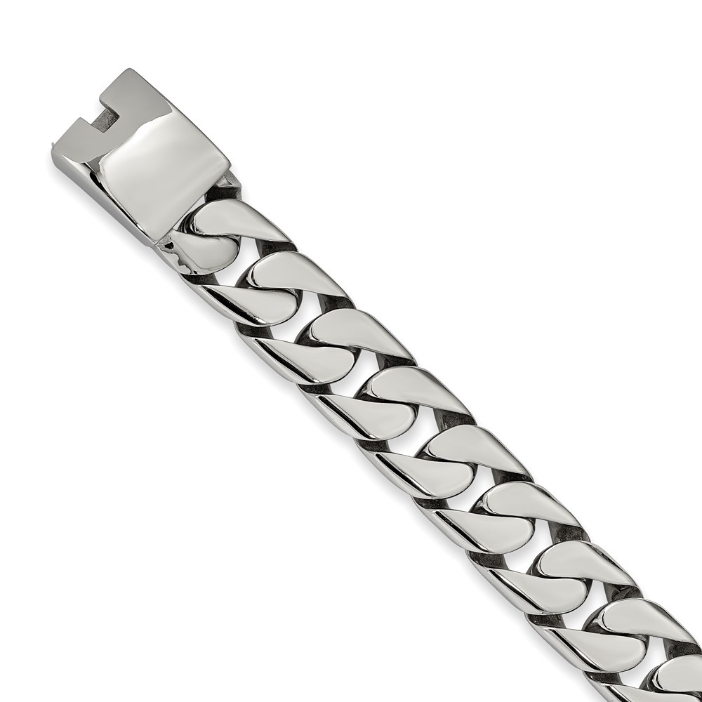 Stainless Steel Polished 8.5in Bracelet