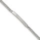 Stainless Steel Polished Flat Curb Chain 8.5in ID Bracelet