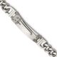 Stainless Steel Polished Cross 8.25in ID Bracelet