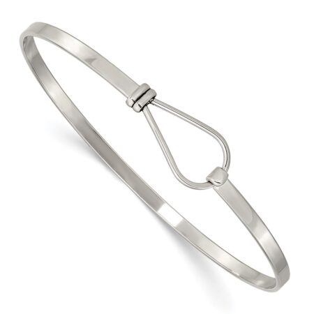 Stainless Steel Polished Flexible 3mm Bangle