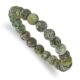 Beaded Stretch African Pine Agate Bracelet