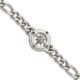 Stainless Steel Polished Compass 8.75in Bracelet