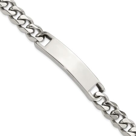 Stainless Steel Polished 8.5in ID Bracelet