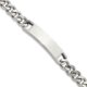 Stainless Steel Polished 8.5in ID Bracelet