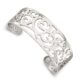 Stainless Steel Polished Fancy Cuff Bracelet