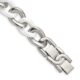Stainless Steel Polished w/White Ceramic 7.5in w/1in ext. Bracelet