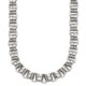 Stainless Steel Polished Circular Link 24in Necklace